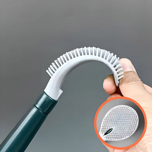 WC-kefe + tisztítószer adagoló – Szilikon, 360° | FLUSHBRUSH