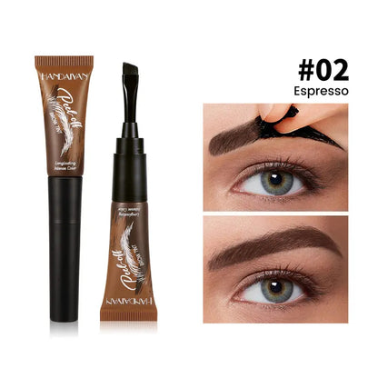💞50K+ SOLD!🎨Waterproof Brow Tint – Peel‑off, easy apply. Covers greys, shapes perfectly. A brow game changer!🌟
