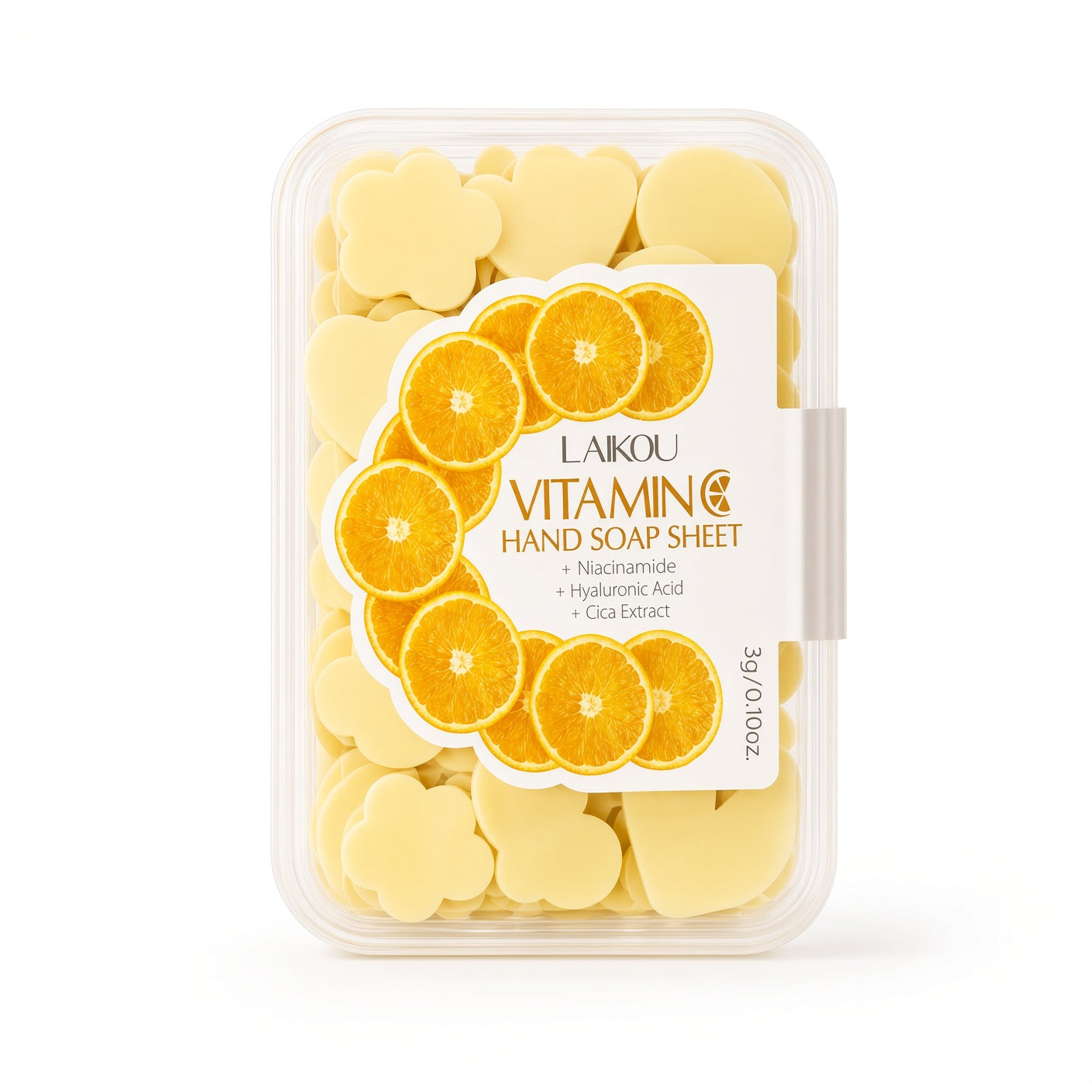 C-vitaminos hordozható kézmosó tabletták