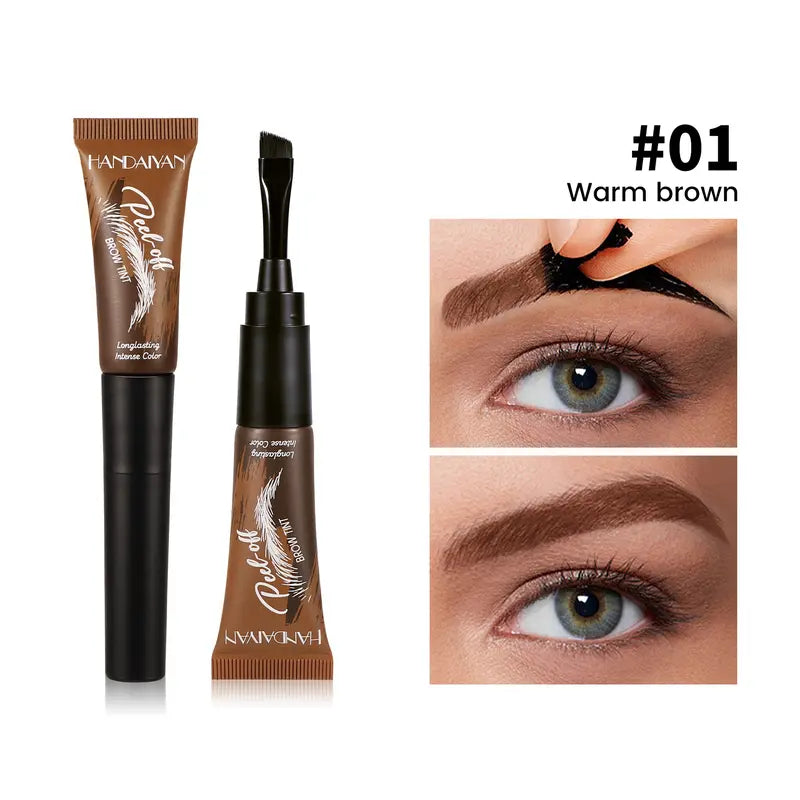 💞50K+ SOLD!🎨Waterproof Brow Tint – Peel‑off, easy apply. Covers greys, shapes perfectly. A brow game changer!🌟