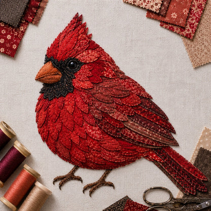 3D-s patchwork madár – „csináld magad” kézműves készlet