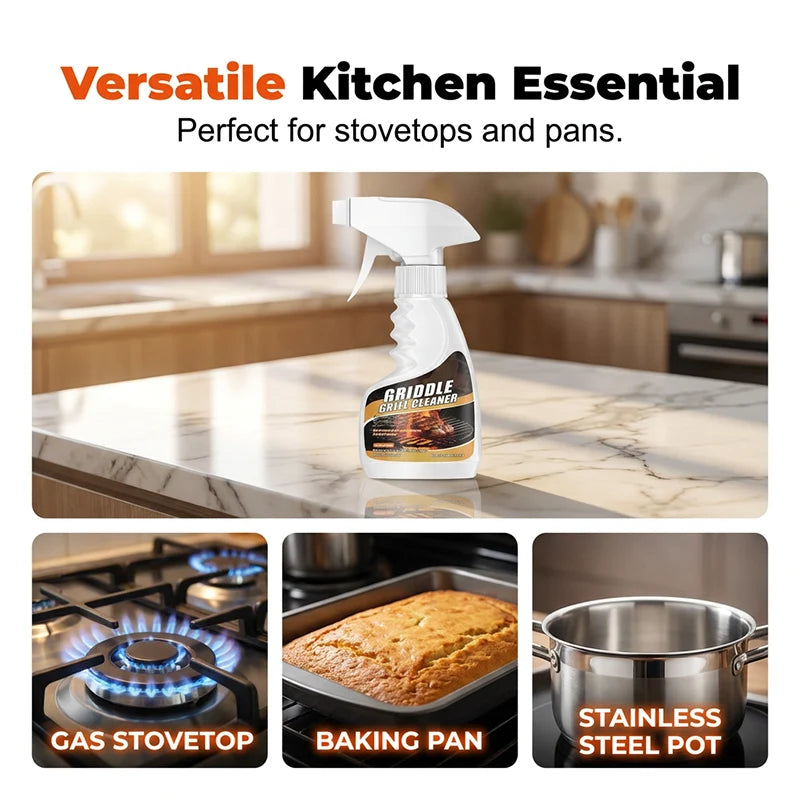 🍖 Tisztaság a Rácson és a Konyhában: Erős Hatású Grill- és Zsíroldó Spray – Percek Alatt! ⏱️