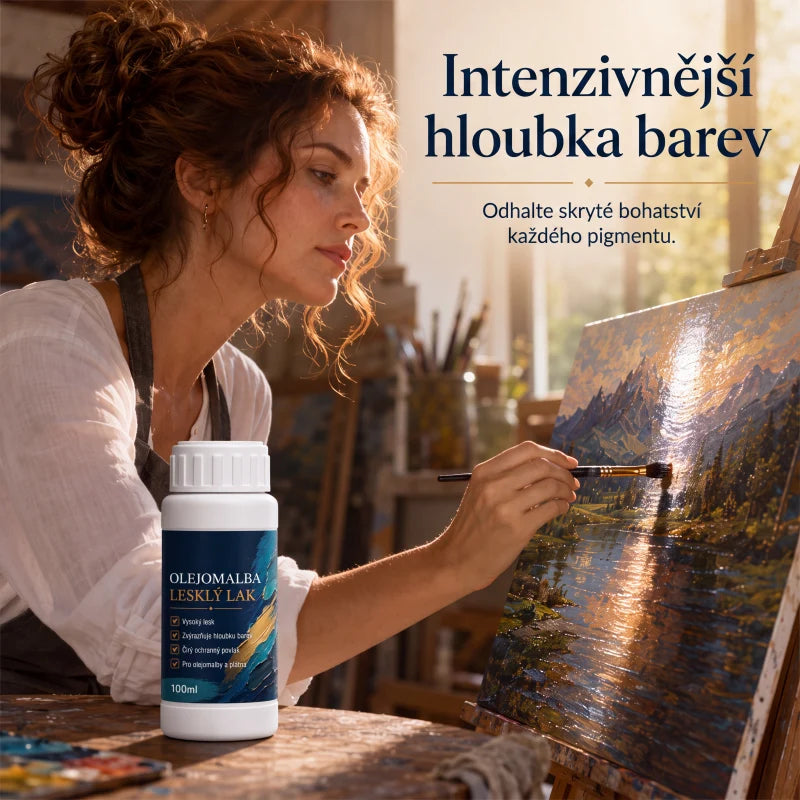 🎨 Festmények fényességét kiemelő lakk – professzionális, magasfényű hatás, amely fokozza a színek mélységét és védi a műalkotásokat ✨