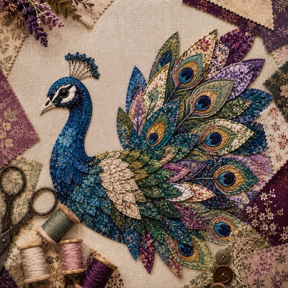 3D-s patchwork madár – „csináld magad” kézműves készlet