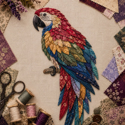 3D-s patchwork madár – „csináld magad” kézműves készlet