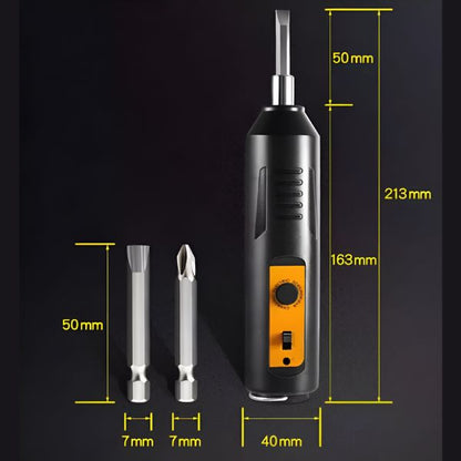 Mini elektromos csavarhúzó – 12 bit, 1 óra USB töltés | SCREWZI 1+1 INGYENES