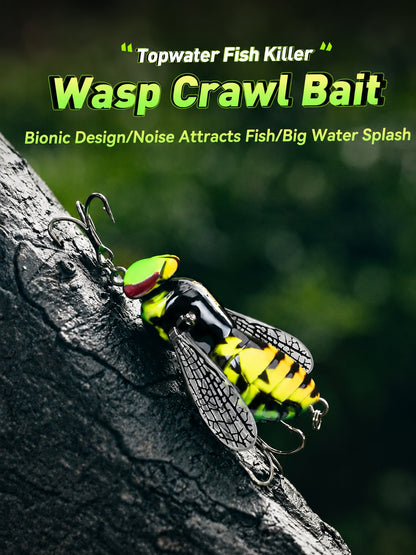 Bionic Wasp felszíni csali, amely robbanásszerű kapásokat vált ki