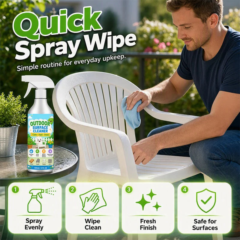 🎉 2026-os akció 🌿 Terasz tisztító spray, különféle felületekre alkalmas – többcélú ✨