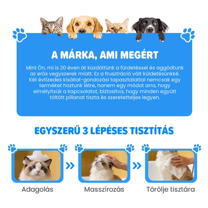 🐱 Gyengéd, Növényi Alapú Dezodoráló Hab Háziállatoknak