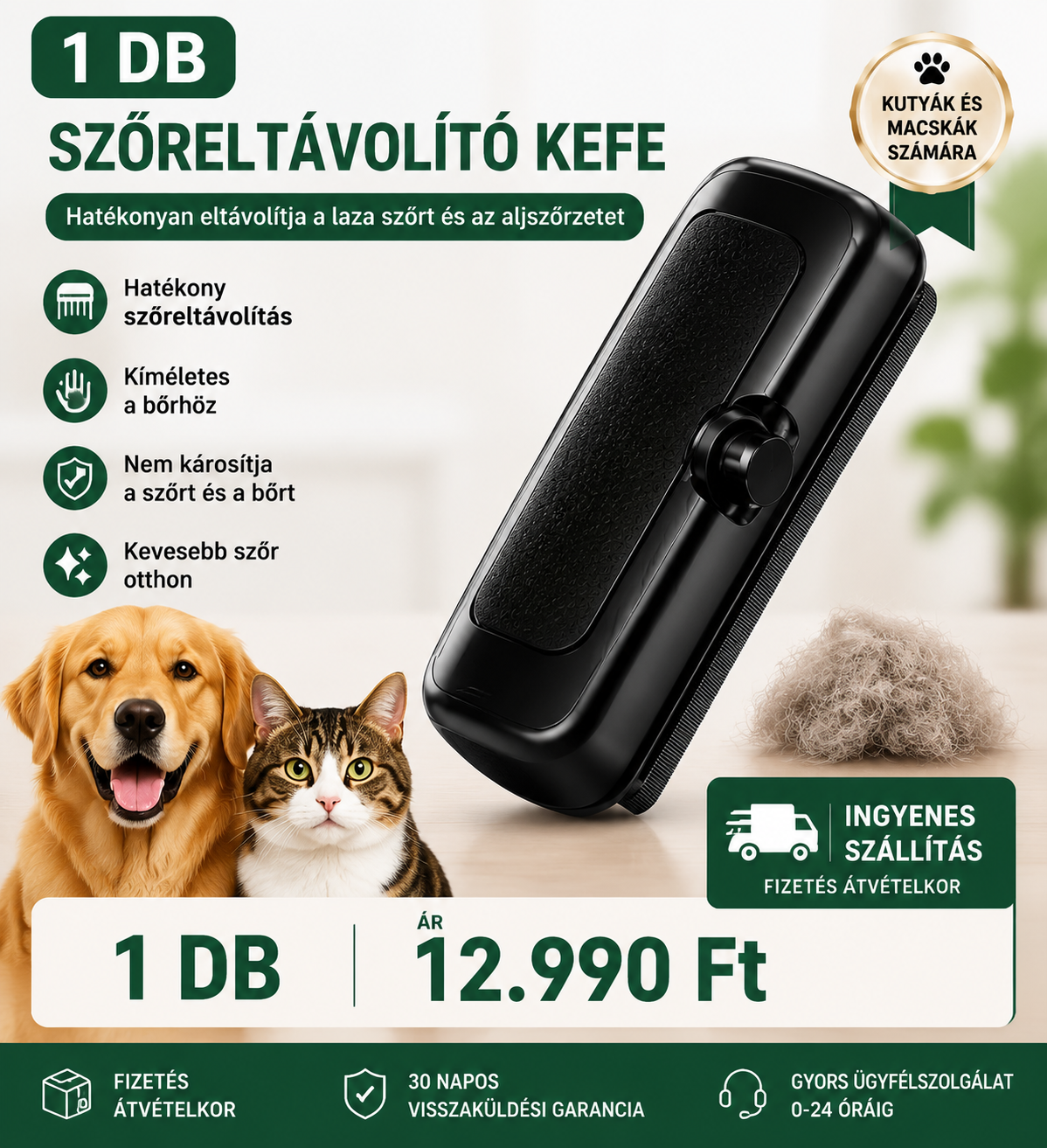 Kutyaápolás egyszerűen – Szőrtelenítő és izzadság eltávolító eszköz