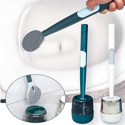 WC-kefe + tisztítószer adagoló – Szilikon, 360° | FLUSHBRUSH