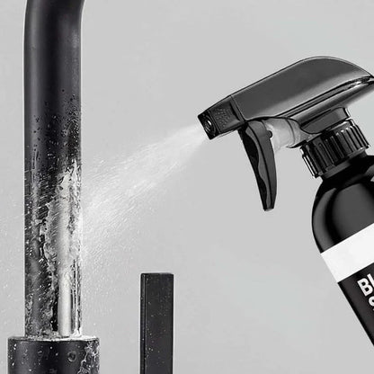 🛁🛡️ Vízkőoldó spray fekete mosdókhoz és csaptelepekhez 💧