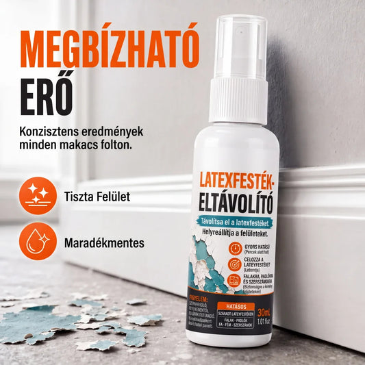 🧴 Többfelületű latex festékoldó spray – Falra, fára, fémre – Utánvét 🔥